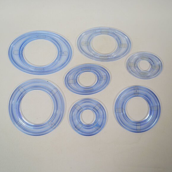 Creative Memories Cutting System Patterns Circles & Ovals Lot Of 7 - Picture 1 of 8